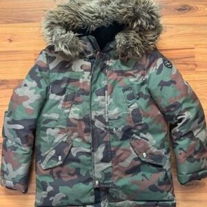 Ralph Lauren Big Boys Camo Water-Resistant Down Parka Jacket